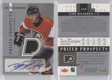 2005-06 Fleer Hot Prospects Prized /349 Mike Richards #258 Rookie Auto RC