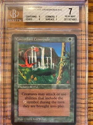 Concordant Crossroads Legends BGS 9/8/7/7 NEAR MINT MTG (RG4661) 4RCards - Image 1 of 4