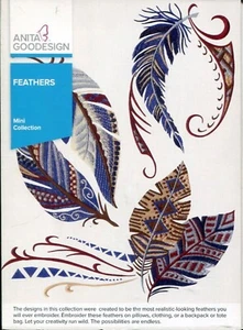 Máquina de bordar plumas Anita Goodesign diseño CD 186MAGHD - Imagen 1 de 3