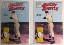 Mickey Mantle Lot of 2 #1 x2 Magnum (1991) Baseball's Greatest Heroes Comics