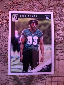 2018 Donruss Optic #146 Josh Adams Eagles Rookie - Picture 1 of 2