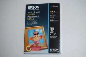 Epson Inkjet Glossy Photo Paper (4x6"), 100 Sheets #S042038 - Picture 1 of 4