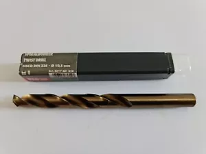 GENUINE WURTH 10.5MM HSCO DIN 338 TWIST DRILL BIT REDLINE BRONZED - Picture 1 of 3
