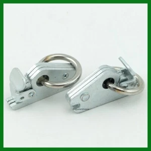 Juego de 2 accesorios de resorte E-track con anillo en D remolque control de carga - Imagen 1 de 3