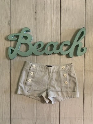 Pantalones Cortos Marinero Náutico Estribor Talula Aritzia Para Mujer Talla 0 Azul/Blanco Foto 1 de 4