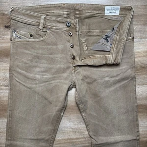 Diesel Jeans Men 33x32 Brown Iakop Slim Tapered Leg Stretch Preppy Modern 0111D - Picture 1 of 11