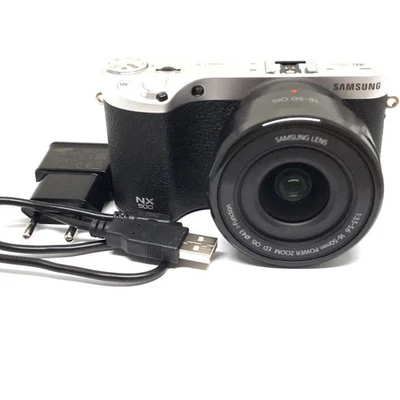 Lente zoom negra para cámara sin espejo Samsung NX500 28 MP 16-50 mm (EV-NX500ZBMIUS) Foto 1 de 4