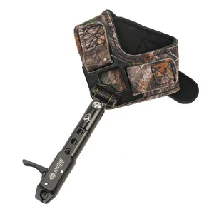 Archery Compound Bow Release Aids Trigger 360° Adjustable Wristband Release A... - Picture 1 of 7
