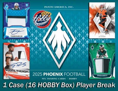 Tee Higgins CIN 2025 Panini PHOENIX 1 Case (16 Hobby Box) Player Break#1 - Image 1 of 4