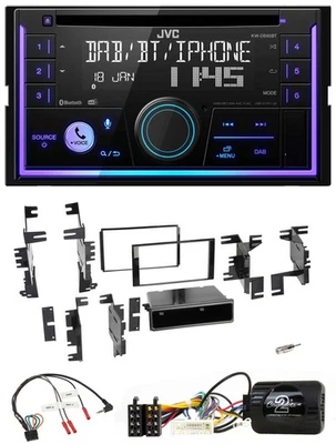 JVC Lenkrad USB 2DIN DAB Bluetooth CD Autoradio für Nissan Cube Frontier Juke Na - Bild 1 von 4