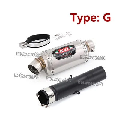 Tubo silenciador de escape negro punta de enlace medio para Honda Rebel 500 CM300 2017-2025 Foto 1 de 4