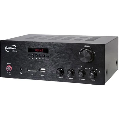 Dynavox VT-80 Stereo-Verstärker 2 x 160 W Schwarz Bluetooth®, USB - Bild 1 von 4