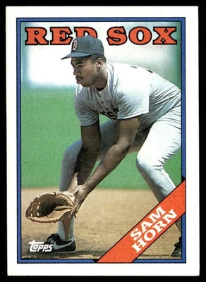 1988 Topps Sam Horn Rookie Boston Red Sox #377 - Image 1 of 2