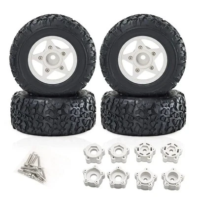 1/8 1/10 Short Course Truck Tire with 12mm 14mm 17mm Wheel Hex for TRAXXAS Slash - Image 1 of 4