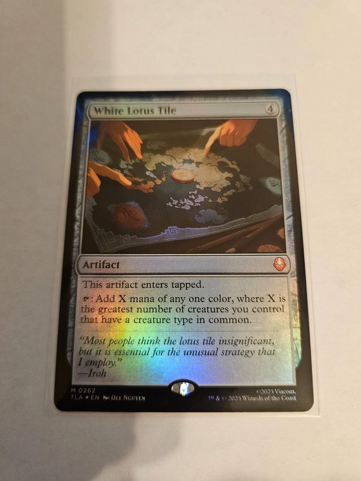 White Lotus Tile FOIL MTG Avatar: TLA Nm/M *ON HAND* - Image 1 of 1