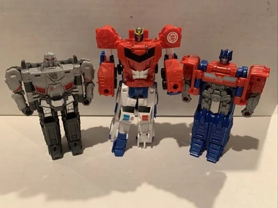 TRANSFORMERS (2015) PRIMESTRONG 5" Optimus Plus One Battle Megatron y Optimus Foto 1 de 4