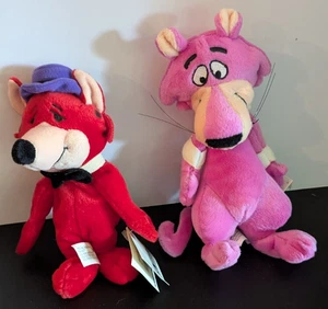Warner Bros 1999 Hardy Har Har & 1998 Snagglepuss Beanie Bag Lot of 2 NWT - Picture 1 of 16