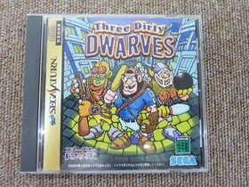 Sega Saturn Software Model Number Three Dirty Dwarves Sega FLS92