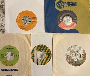 85 Records Elvis Alice Cooper Cars Peter Frampton Police Sting Commodores BTO - Picture 1 of 21