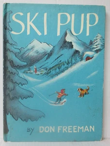 Vintage 1963 SKI PUP HARDCOVER BOOK Don Freeman Weekly Reader SYL6 - Picture 1 of 4