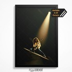 Eddie Van Halen 1978 Spotlight Live Concert Photo Poster Vintage Rock Wall Art