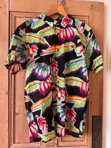 Patagonia Pataloha Malihini Hawaiian Floral Short Sleeve Mens Shirt XL / Vintage - Picture 1 of 6
