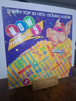 NOW THATS WHAT I CALL MUSIC 5, 2X VINYL LP, 1985 UK, VG+/VG+ - Image 1 of 4