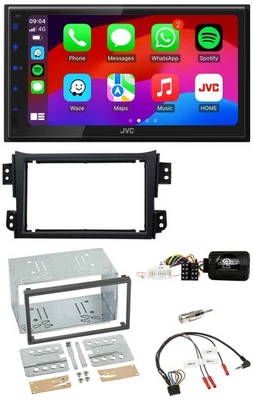 JVC Bluetooth 2DIN Lenkrad DAB USB Autoradio für Opel Agila B Suzuki Splash 2008 - Bild 1 von 4