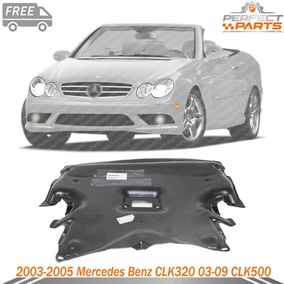 Protetor contra respingos do motor dianteiro para 2003-2005 Mercedes Benz CLK320 2003-2009 CLK500 - Imagem 1 de 4