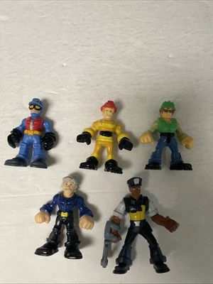 Playskool Rescate Bots Héroes Figuras Transformers Lote de 5 Foto 1 de 3