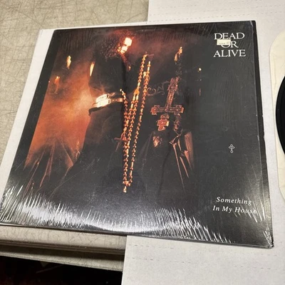 DEAD OR ALIVE – SOMETHING IN MY HOUSE - VINYL LP BLACK 1986 CBS - NM Shrink - Image 1 of 2