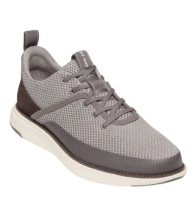Tênis Cole Haan Masculino Cinza Malha Marrom Camurça Zero Grand Atlantic Tamanho 8.5 Novo - Imagem 1 de 4