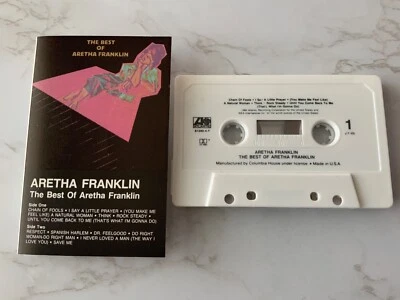 Aretha Franklin The Best Of CASSETTE Tape 1984 Atlantic A4-81280 Chain Of Fools - Image 1 of 3