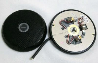 SHURE Microflex MX396 Parts Base Preamp Circuit Board Mesh Grille Button Switch - Image 1 of 4