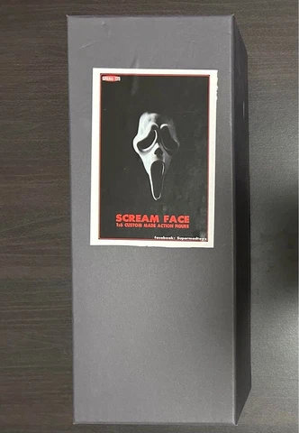 SUPERMAD TOYS Scream Ghost Face 1/6 Scale Action Figure Rare Item with Box Cover