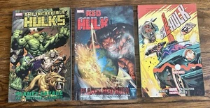 HULK GRAPHIC “3”NOVEL COLLECTION ~ Planet Savage, Planet Red Hulk, Red She Hulk! - Picture 1 of 5