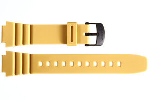 Genuine Casio YELLOW Watch Strap 10365958 Band fits W-214H w 214H W-214H-9AV
