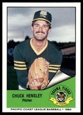 1984 Cramer Tacoma Tigers Chuck Hensley Tacoma Tigers #86