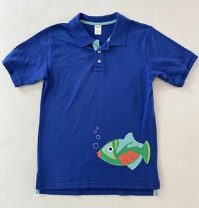 Gymboree Tropical Fish Applique’ Polo, size 12, EUC - Picture 1 of 4