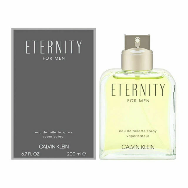 CALVIN KLEIN ETERNITY EAU DE TOILETTE SPRAY 6,7 OZ PARA HOMBRES NUEVO EN CAJA Foto 1 de 1