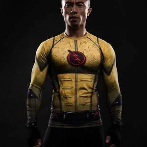 The Flash Hunter Zoom T-shirts Raglan Long Sleeve Cosplay Yellow clearance - Picture 1 of 6