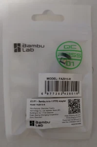 OEM Bambu Lab 4-in-1 PTFE Splitter Tube Adapter P1/X1 Series FAZ013-R - Afbeelding 1 van 2
