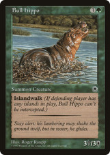 BULL HIPPO ~mtg NM Portal Unc x1