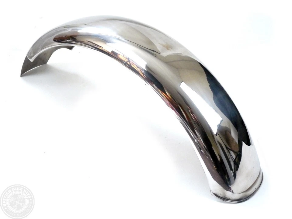 83-2934 GUARDABARROS TRASERO ACERO INOXIDABLE - BSA B50MX Triumph TR5MX Foto 1 de 1