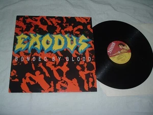 EXODUS Bonded By Blood '89 ORIG UK !! IMPORT press LP Different cover NMint - Picture 1 of 2