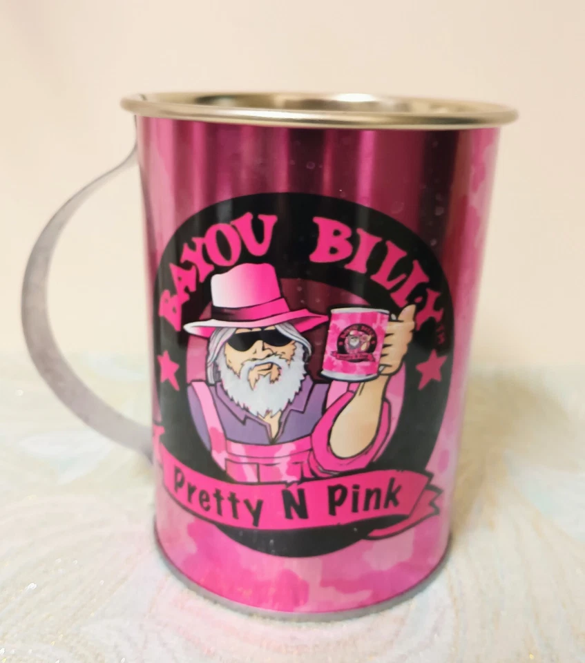 Taza para beber Bayou Billy's Pretty in Pink lata 32 oz Foto 1 de 4
