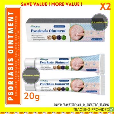 Psoriasis Ointment Skin Treatment 20g (X2) New in Box - Image 1 of 4
