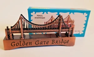 temperamatite in miniatura pressofusa Golden Gate Bridge San Francisco - Foto 1 di 13
