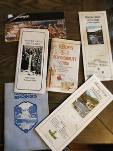 Maps & Pamphlets Lot - Blackfoot River, Tower Area Ski Trails, Alberton Gorge... - Picture 1 of 1