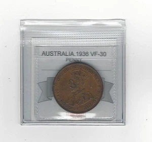 1936  Australia, Penny, Coin Mart  Graded**VF-30** - Picture 1 of 2